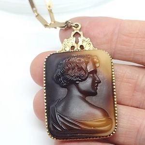 1928 Cameo Necklace